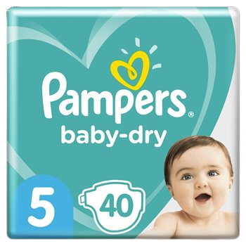 Baby Dry Pampers Diapers 5 - x40 - Kakoinshop.com